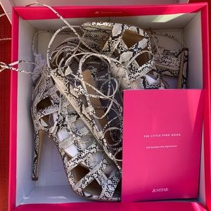 Gladiator open toe heels